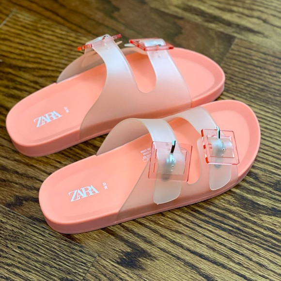 ZARA WOMEN’S JELLY SLIDE SANDAL ~ BRAND NEW UNWORN